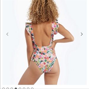 Summersalt x Rifle Paper NWT Ruffle Backflip 22